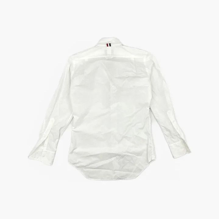 Thom Browne Thom Browne White Cotton Button-Up Shirt for Men Size US M / EU 48-50 / 2 - 3 Thumbnail
