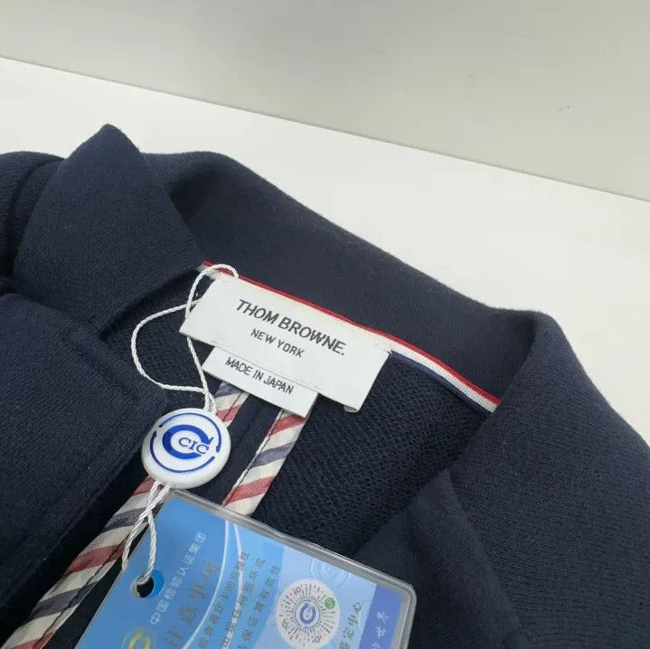 Thom Browne Thom Browne Classic Navy Striped Blazer Size US S / EU 44-46 / 1 - 7 Thumbnail