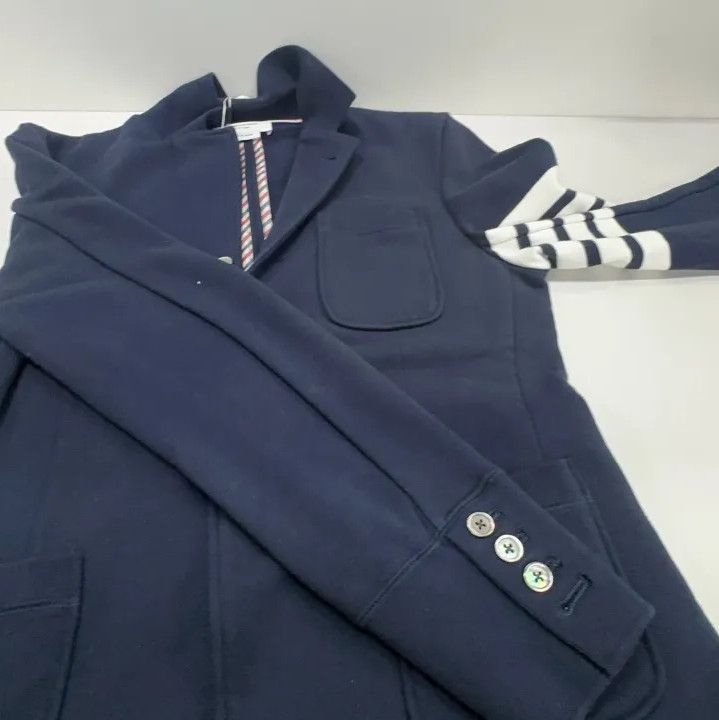 Thom Browne Thom Browne Classic Navy Striped Blazer Size US S / EU 44-46 / 1 - 11 Thumbnail