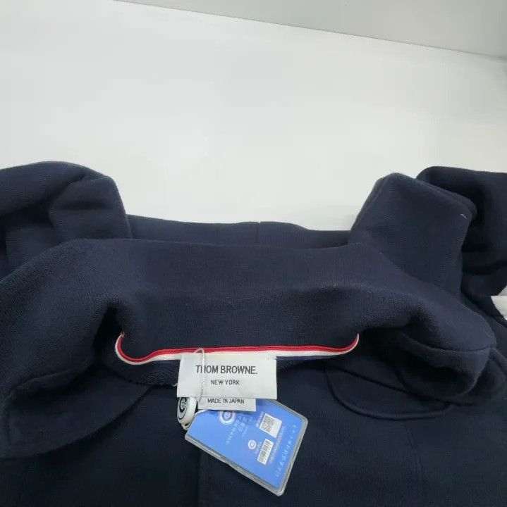 Thom Browne Thom Browne Classic Navy Striped Blazer Size US S / EU 44-46 / 1 - 8 Thumbnail