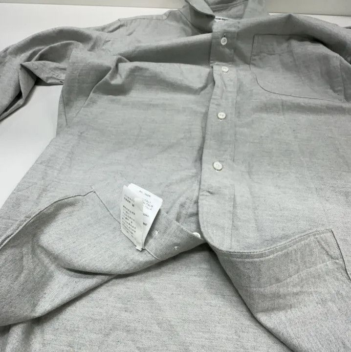 Thom Browne Thom Browne Classic Gray Long Sleeve Button-Up Shirt Size US S / EU 44-46 / 1 - 7 Thumbnail