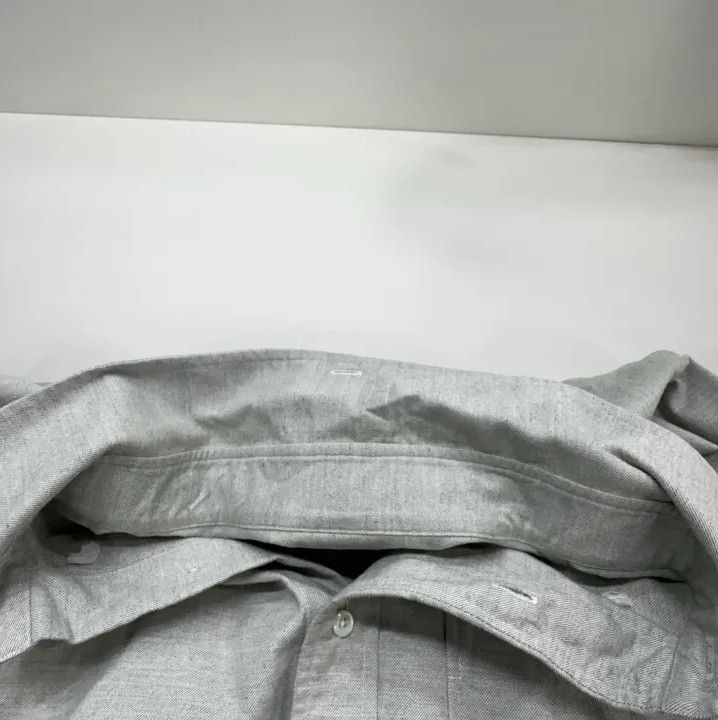 Thom Browne Thom Browne Classic Gray Long Sleeve Button-Up Shirt Size US S / EU 44-46 / 1 - 6 Thumbnail