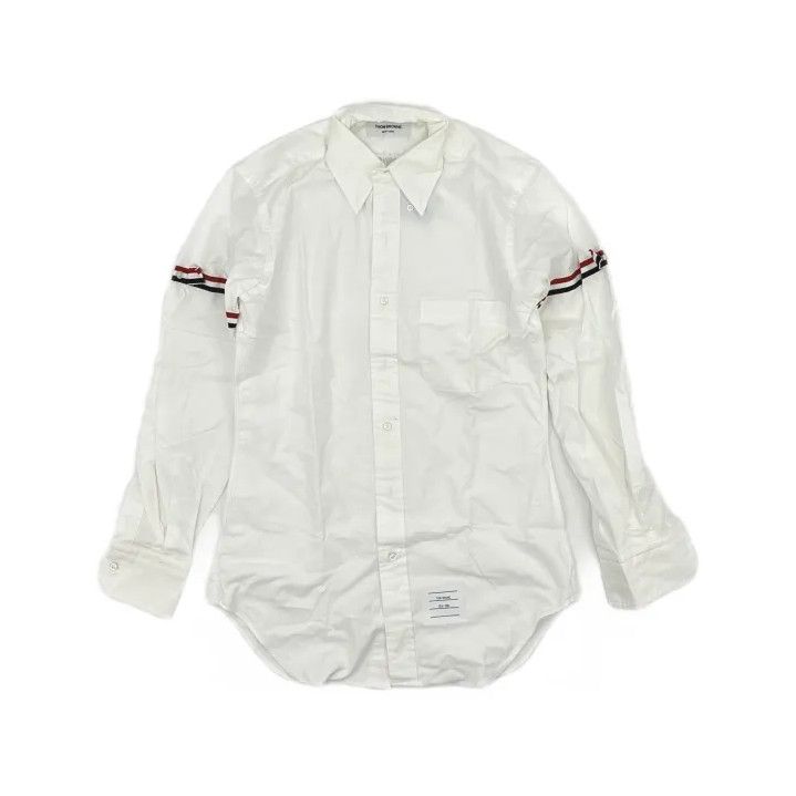 Thom Browne Thom Browne Classic Striped Long Sleeve Shirt Size US S / EU 44-46 / 1 - 2 Thumbnail