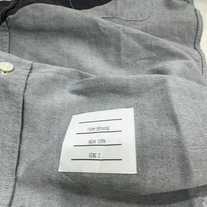 Thom Browne Thom Browne Stylish Long Sleeve Shirt Size US S / EU 44-46 / 1 - 6 Thumbnail
