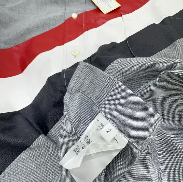 Thom Browne Thom Browne Stylish Long Sleeve Shirt Size US S / EU 44-46 / 1 - 7 Thumbnail