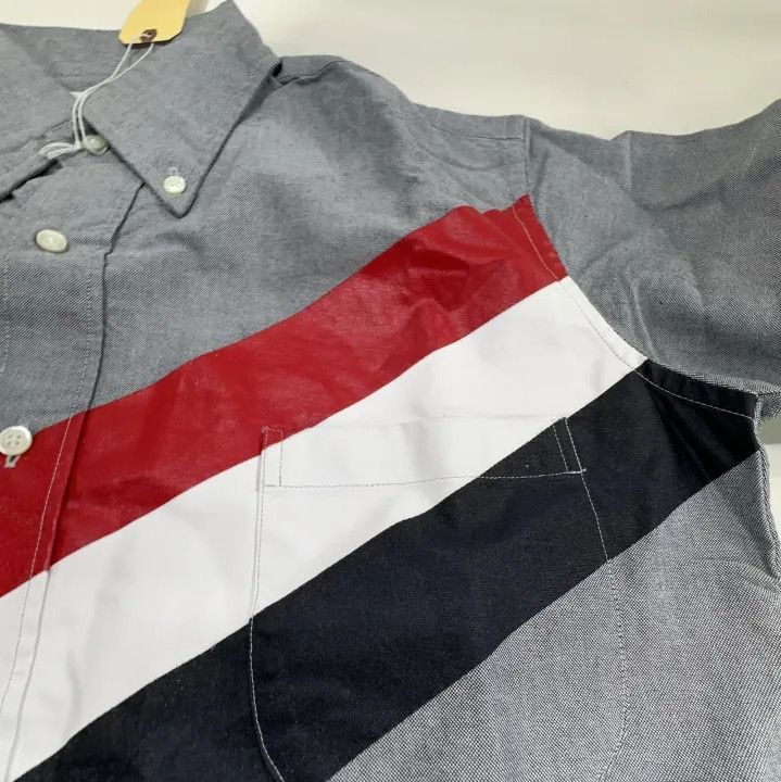 Thom Browne Thom Browne Stylish Long Sleeve Shirt Size US S / EU 44-46 / 1 - 9 Thumbnail