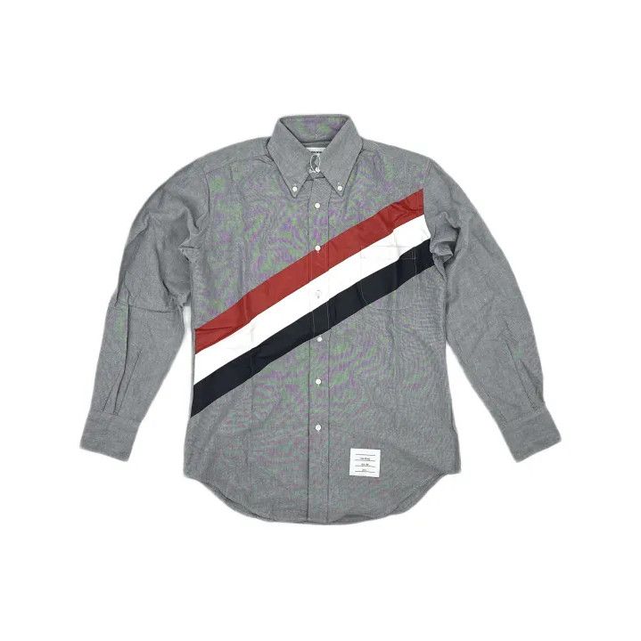 Thom Browne Thom Browne Stylish Long Sleeve Shirt Size US S / EU 44-46 / 1 - 2 Thumbnail