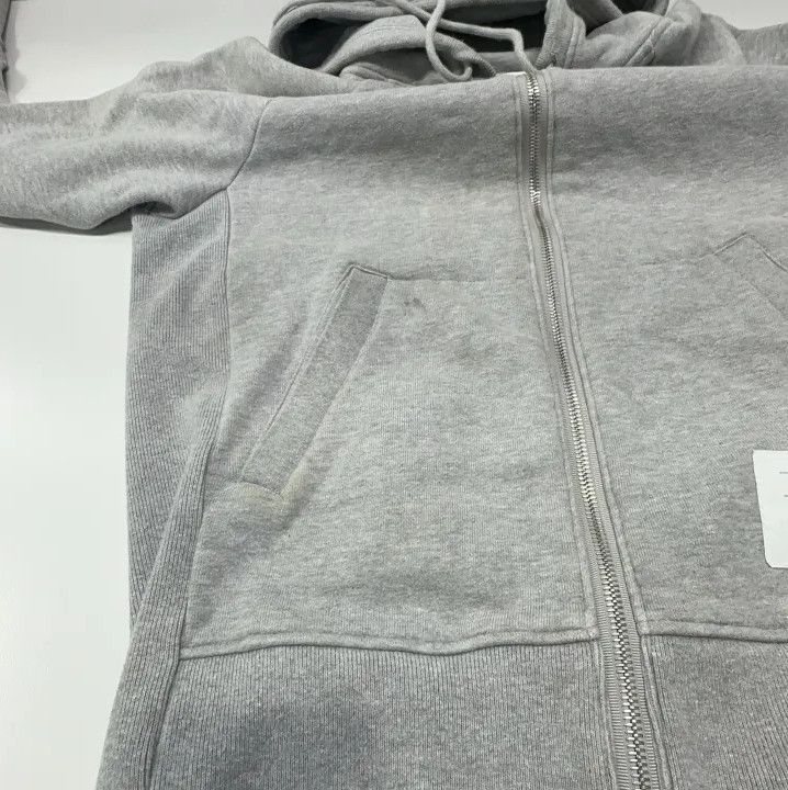 Thom Browne Thom Browne Gray Zip-Up Hoodie with Stripes Size US M / EU 48-50 / 2 - 13 Thumbnail