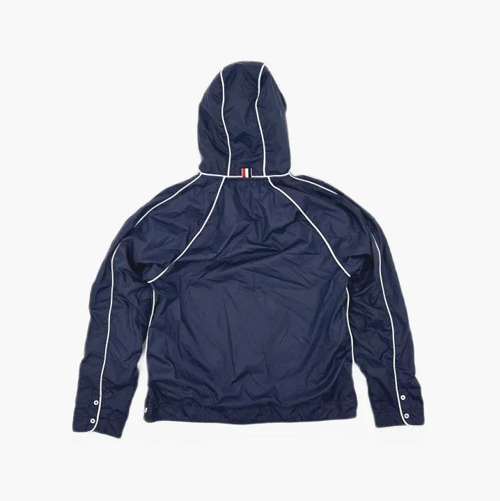 Thom Browne Thom Browne Casual Blue Hoodie Jacket Size US M / EU 48-50 / 2 - 3 Thumbnail