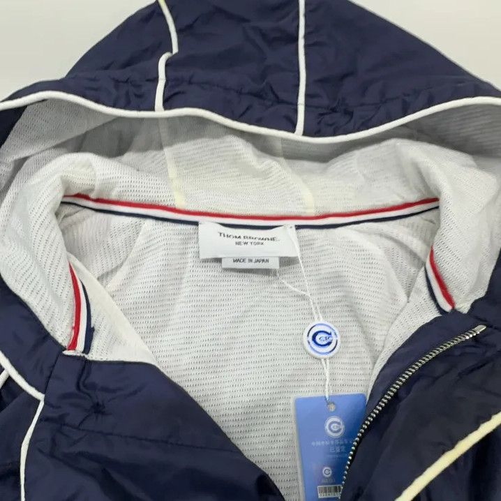 Thom Browne Thom Browne Casual Blue Hoodie Jacket Size US M / EU 48-50 / 2 - 8 Thumbnail