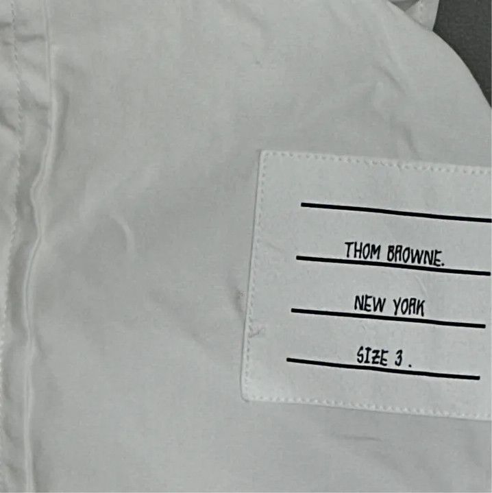 Thom Browne Thom Browne Classic Striped Long Sleeve Shirt Size US M / EU 48-50 / 2 - 6 Thumbnail
