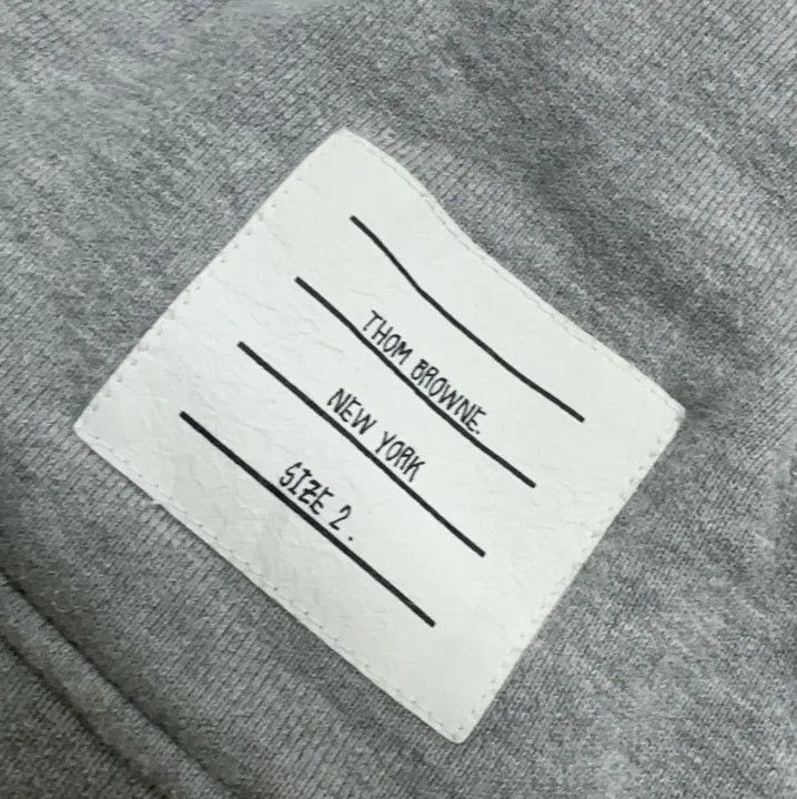 Thom Browne Thom Browne Classic Gray Hoodie with Stripe Size US S / EU 44-46 / 1 - 5 Thumbnail