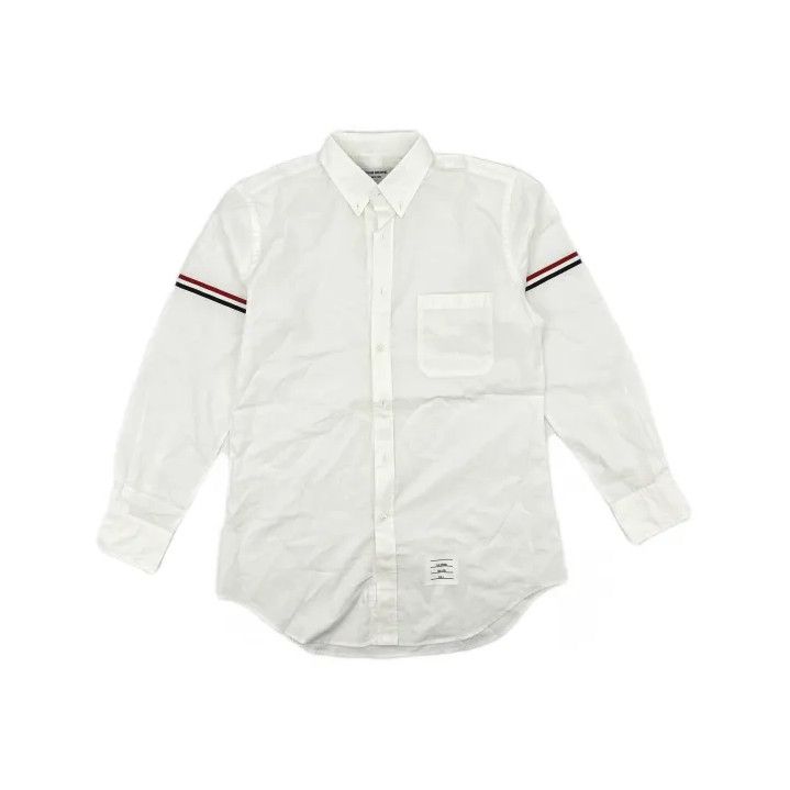 Thom Browne Thom Browne Classic Striped Long Sleeve Shirt Size US S / EU 44-46 / 1 - 2 Thumbnail