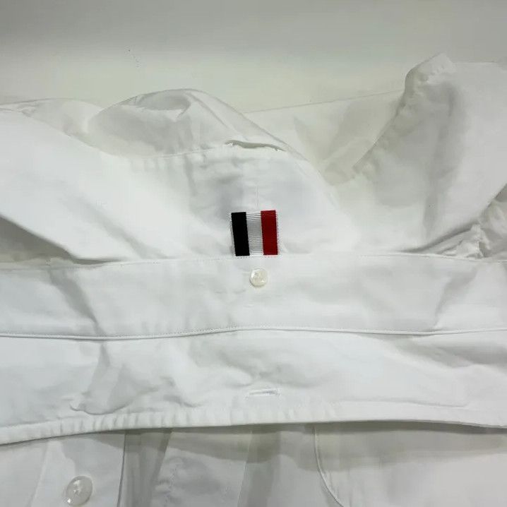 Thom Browne Thom Browne Classic Long Sleeve White Shirt Size US S / EU 44-46 / 1 - 7 Thumbnail