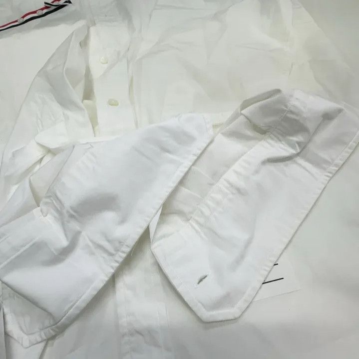 Thom Browne Thom Browne Classic Long Sleeve White Shirt Size US S / EU 44-46 / 1 - 9 Thumbnail