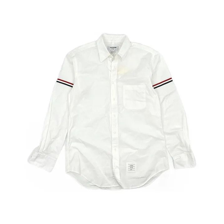 Thom Browne Thom Browne Classic Long Sleeve White Shirt Size US S / EU 44-46 / 1 - 2 Thumbnail