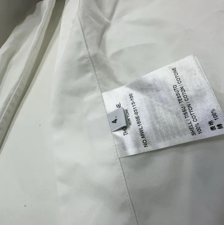 Thom Browne Thom Browne Classic Long Sleeve White Shirt Size US S / EU 44-46 / 1 - 6 Thumbnail