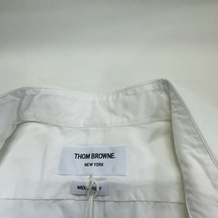 Thom Browne Thom Browne Classic Long Sleeve White Shirt Size US S / EU 44-46 / 1 - 5 Thumbnail