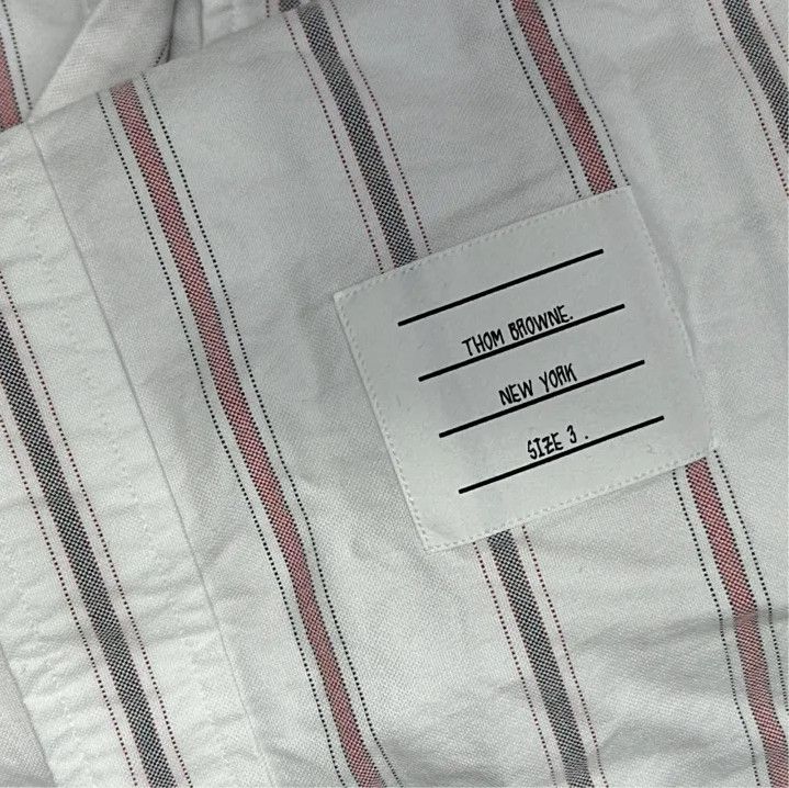 Thom Browne Thom Browne Striped Casual Shirt for Men Size US M / EU 48-50 / 2 - 3 Thumbnail