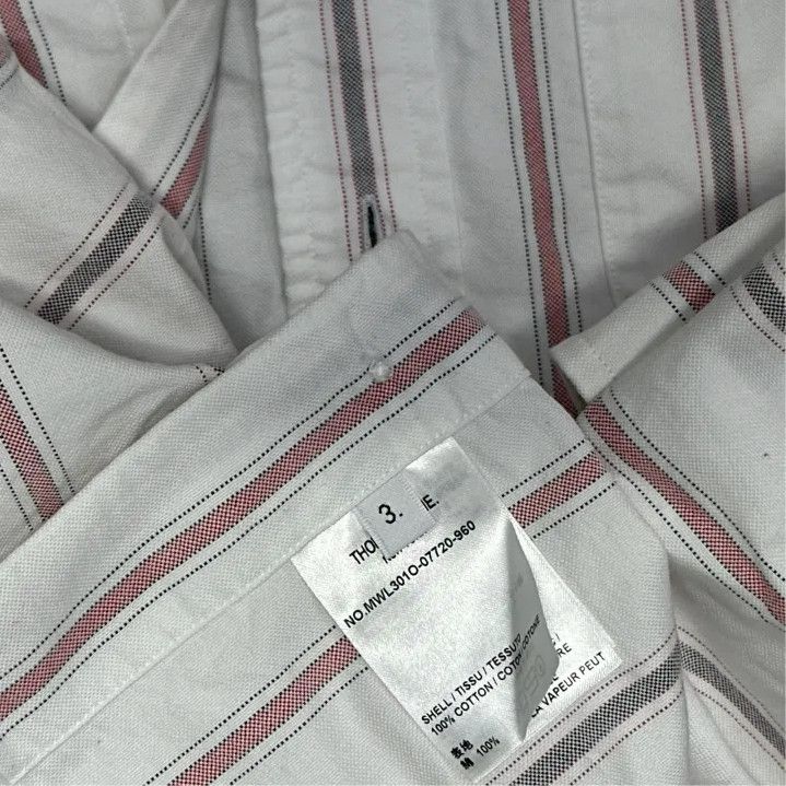 Thom Browne Thom Browne Striped Casual Shirt for Men Size US M / EU 48-50 / 2 - 4 Thumbnail