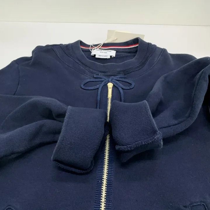 Thom Browne Thom Browne Hooded Zipper Jacket with Stripes Size US L / EU 52-54 / 3 - 12 Thumbnail