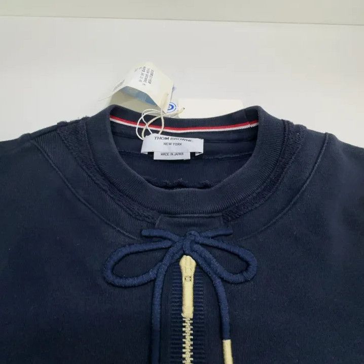 Thom Browne Thom Browne Hooded Zipper Jacket with Stripes Size US L / EU 52-54 / 3 - 9 Thumbnail