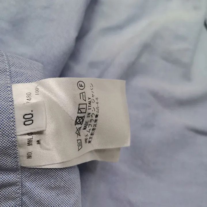 Thom Browne Thom Browne Light Blue Long Sleeve Shirt Size US XXS / EU 40 - 5 Thumbnail