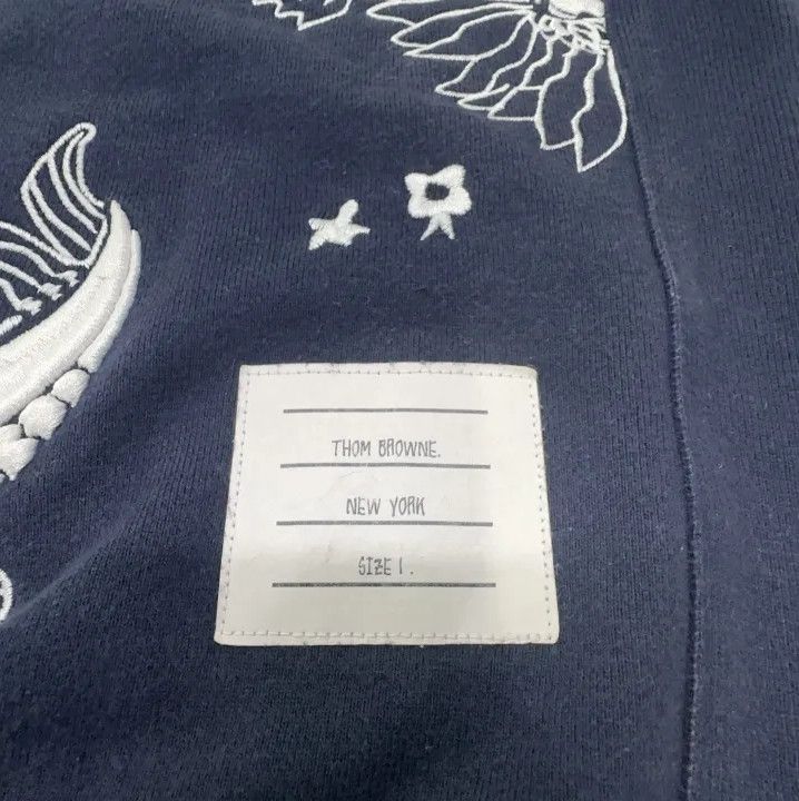 Thom Browne Thom Browne Floral Embroidered Crewneck Sweatshirt Size US M / EU 48-50 / 2 - 5 Thumbnail