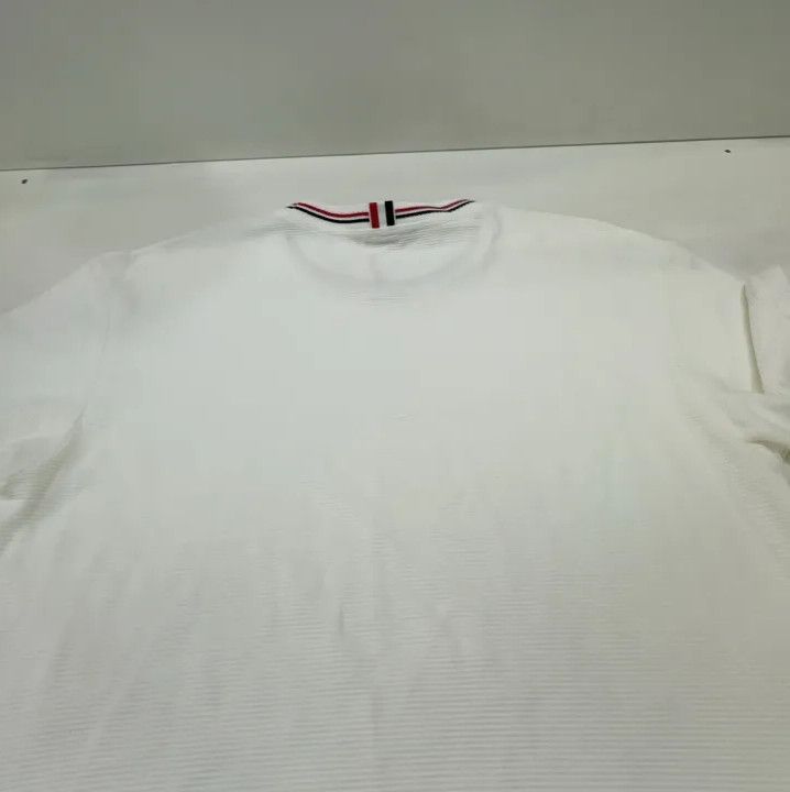 Thom Browne Thom Browne White Short Sleeve T-Shirt for Men Size US S / EU 44-46 / 1 - 12 Thumbnail