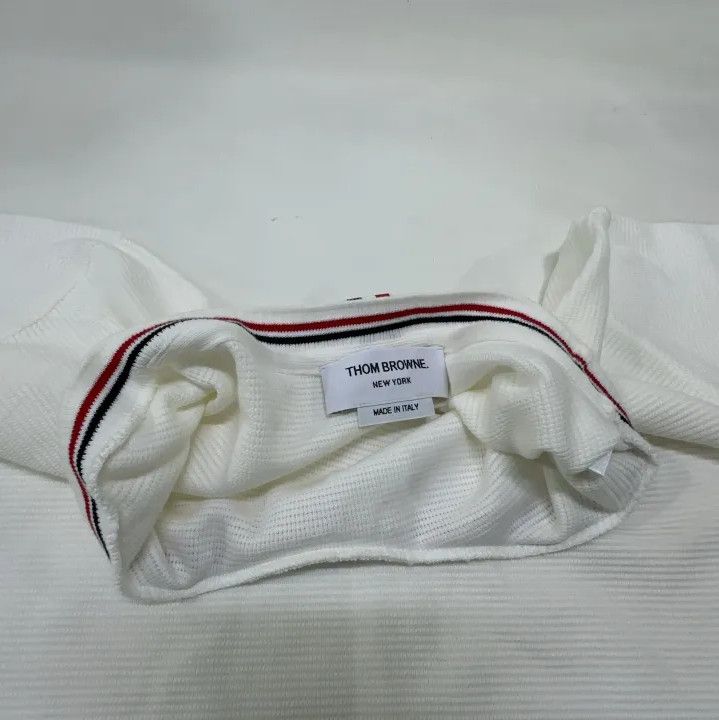 Thom Browne Thom Browne White Short Sleeve T-Shirt for Men Size US S / EU 44-46 / 1 - 6 Thumbnail