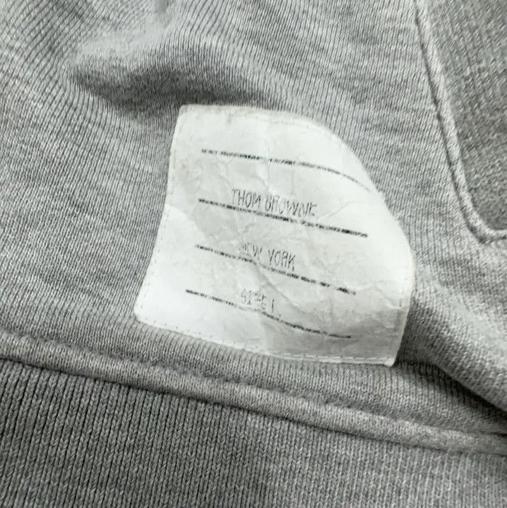 Thom Browne Thom Browne Gray Zip-Up Hoodie Jacket Size US XS / EU 42 / 0 - 6 Thumbnail
