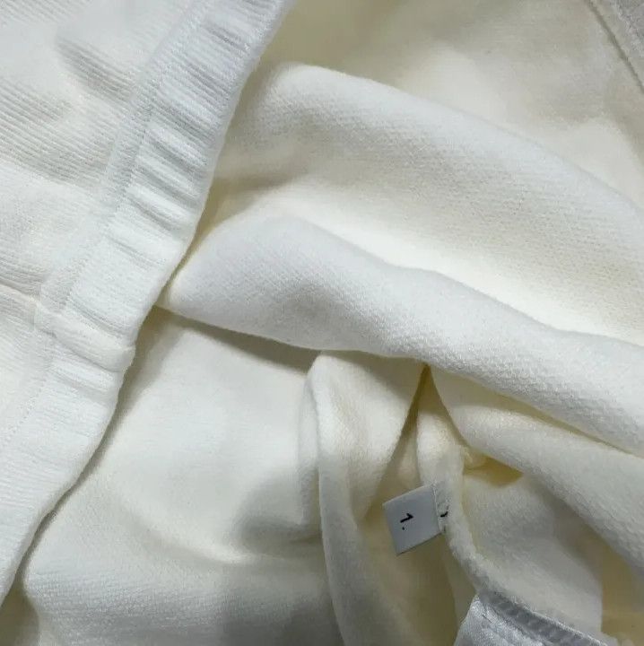 Thom Browne Thom Browne White Half-Zip Knit Sweatshirt Size US S / EU 44-46 / 1 - 5 Thumbnail