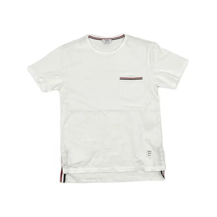 Thom Browne Thom Browne Classic Short Sleeve T-Shirt for Men Size US M / EU 48-50 / 2 - 2 Thumbnail