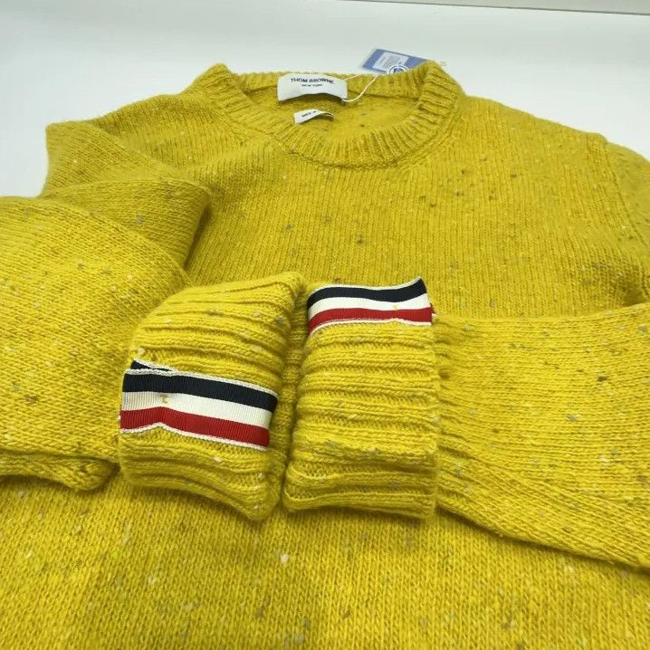 Thom Browne Thom Browne Classic Knitted Sweater with Stripes Size US M / EU 48-50 / 2 - 8 Thumbnail