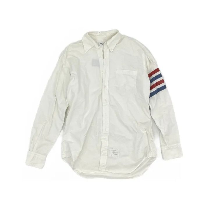 Thom Browne Thom Browne SS22 White Long Sleeve Button-Up Shirt Size US L / EU 52-54 / 3 - 2 Thumbnail