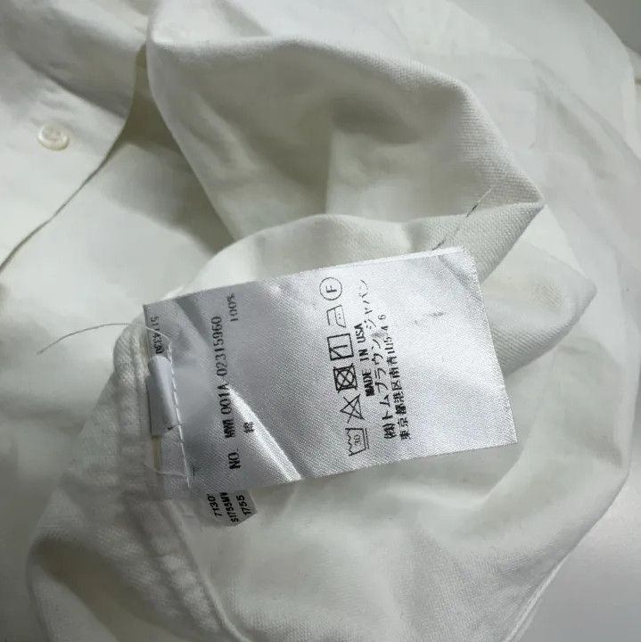 Thom Browne Thom Browne SS22 White Long Sleeve Button-Up Shirt Size US L / EU 52-54 / 3 - 4 Thumbnail
