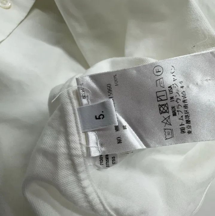 Thom Browne Thom Browne SS22 White Long Sleeve Button-Up Shirt Size US L / EU 52-54 / 3 - 5 Thumbnail