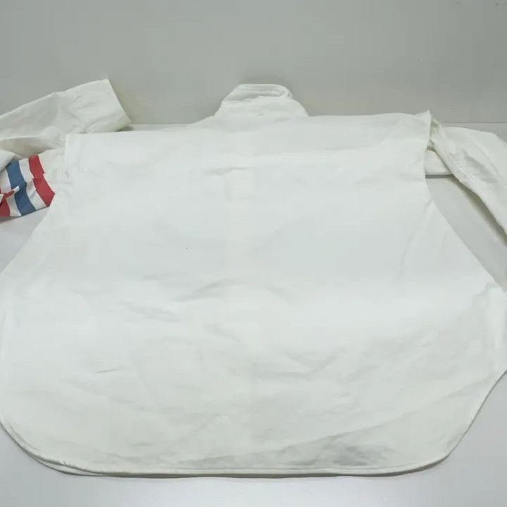 Thom Browne Thom Browne SS22 White Long Sleeve Button-Up Shirt Size US L / EU 52-54 / 3 - 18 Thumbnail