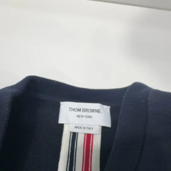 Thom Browne Thom Browne Men's Navy Crewneck Sweatshirt Size US M / EU 48-50 / 2 - 8 Thumbnail