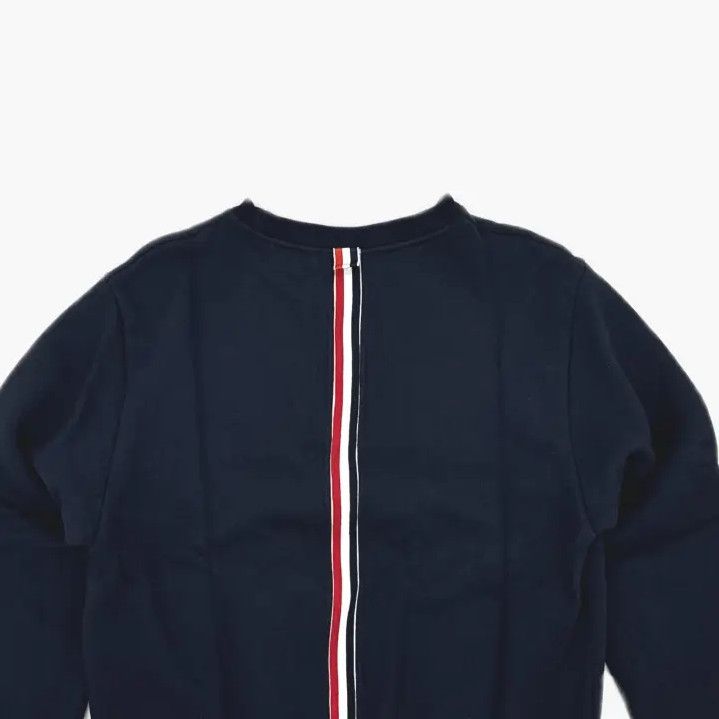 Thom Browne Thom Browne Men's Navy Crewneck Sweatshirt Size US M / EU 48-50 / 2 - 4 Thumbnail