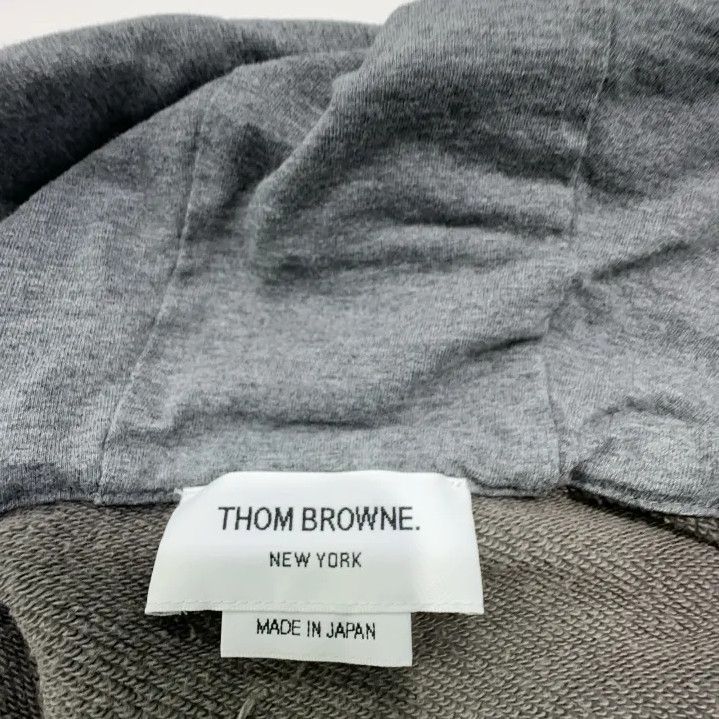 Thom Browne Thom Browne Classic Gray Zip Hoodie Size US M / EU 48-50 / 2 - 4 Thumbnail