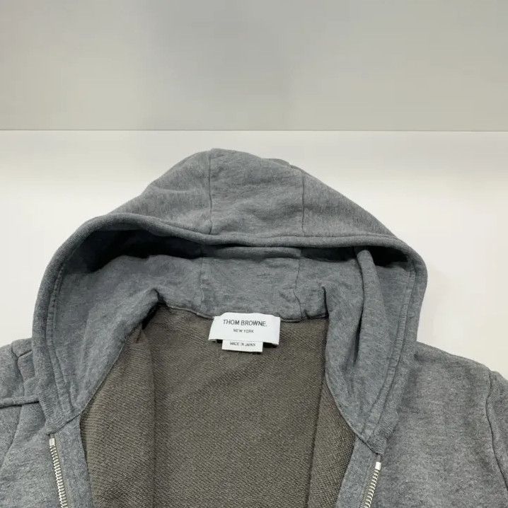 Thom Browne Thom Browne Classic Gray Zip Hoodie Size US M / EU 48-50 / 2 - 7 Thumbnail