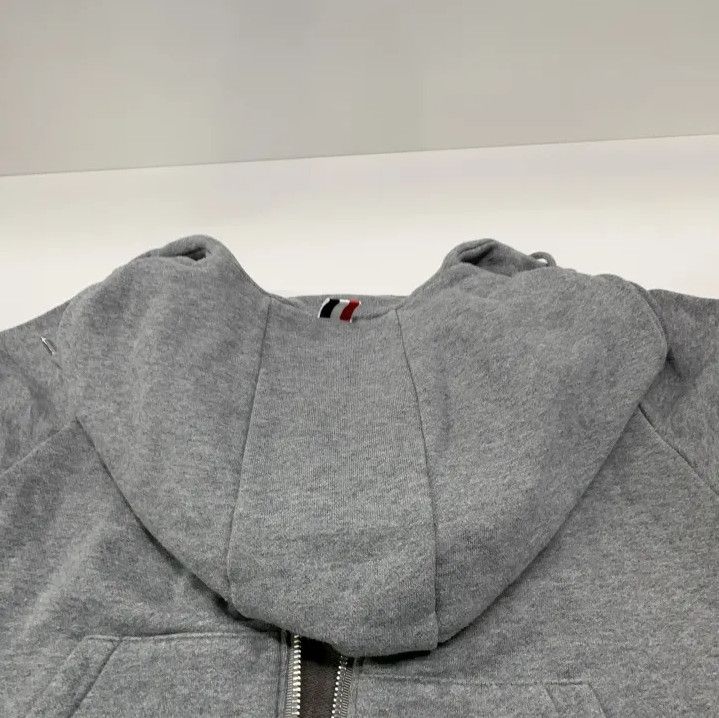 Thom Browne Thom Browne Classic Gray Zip Hoodie Size US M / EU 48-50 / 2 - 9 Thumbnail