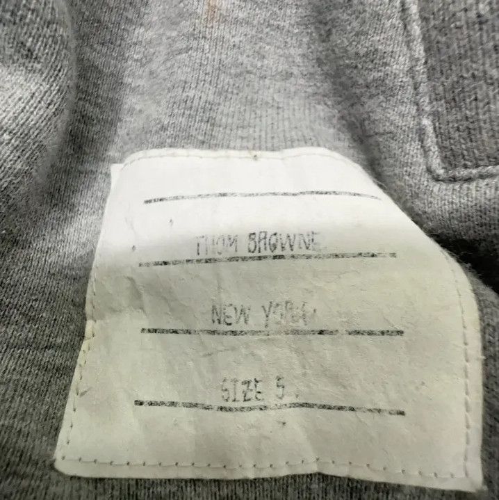 Thom Browne Thom Browne Classic Grey Hooded Sweatshirt Size US L / EU 52-54 / 3 - 4 Thumbnail