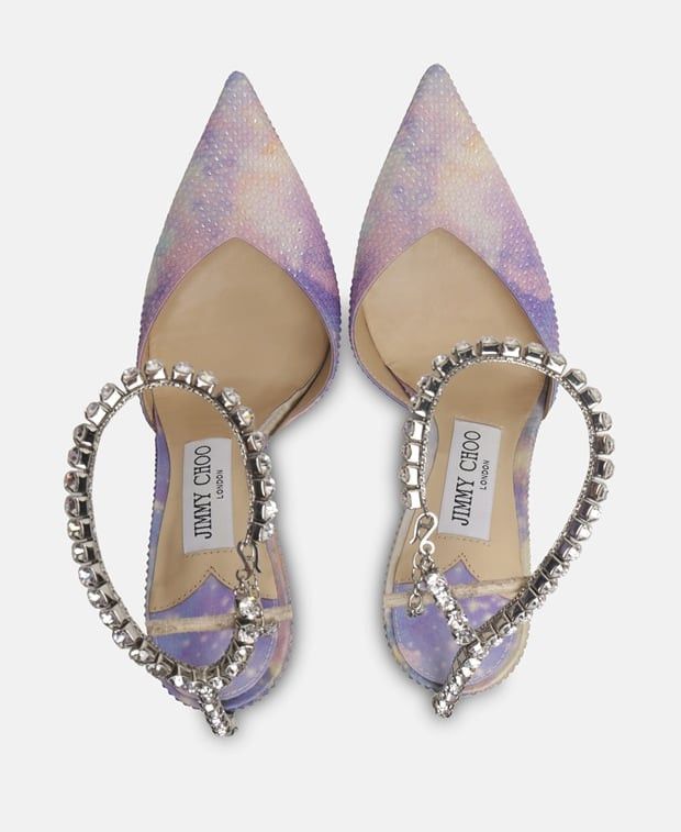 Jimmy Choo Saeda 100 Ankle strap pump Size US 9 / IT 39 - 3 Thumbnail