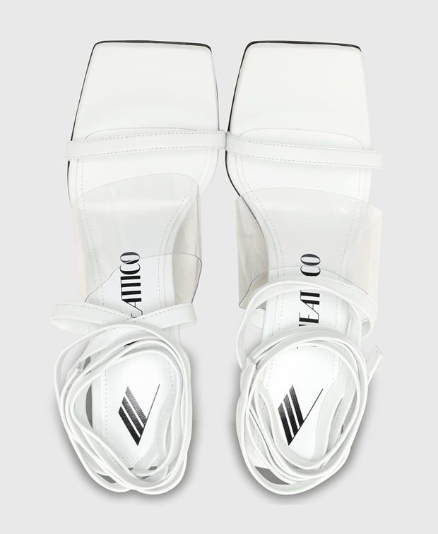The Attico Isa Heeled sandals Size US 9.5 / IT 39.5 - 3 Thumbnail