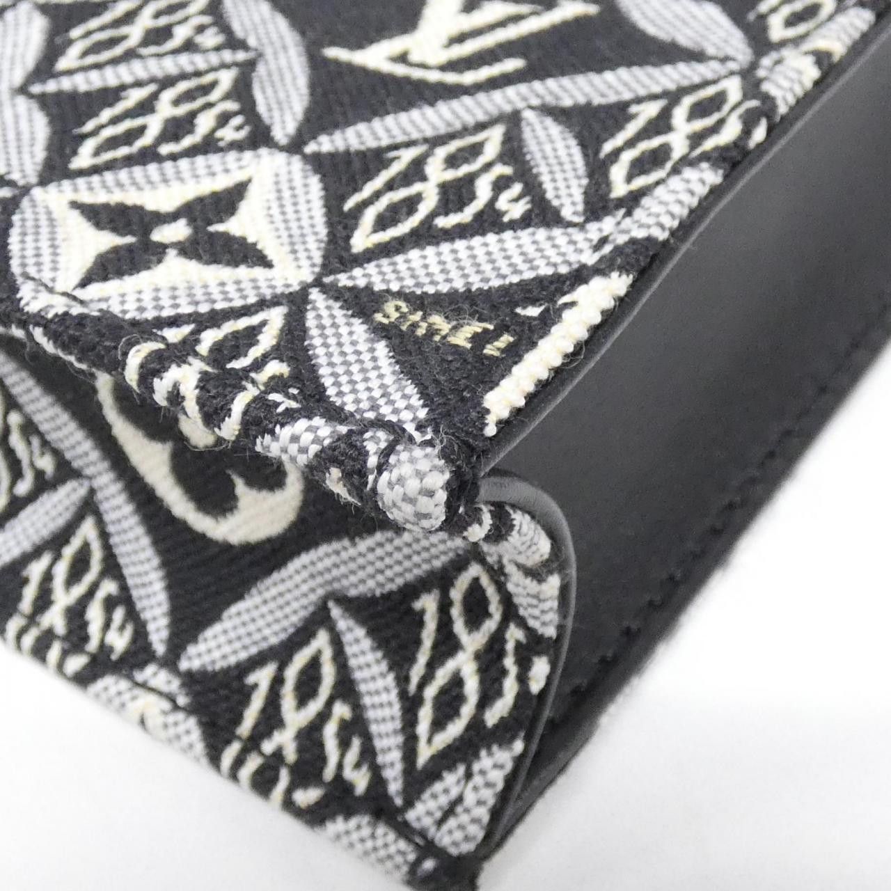 Louis Vuitton Louis Vuitton Louis Vuitton SINCE1854 Petite Sac Plat Jacquard Bag Canvas Crossbody Bag M80484 DUTY FREE for USA Size ONE SIZE - 2 Thumbnail