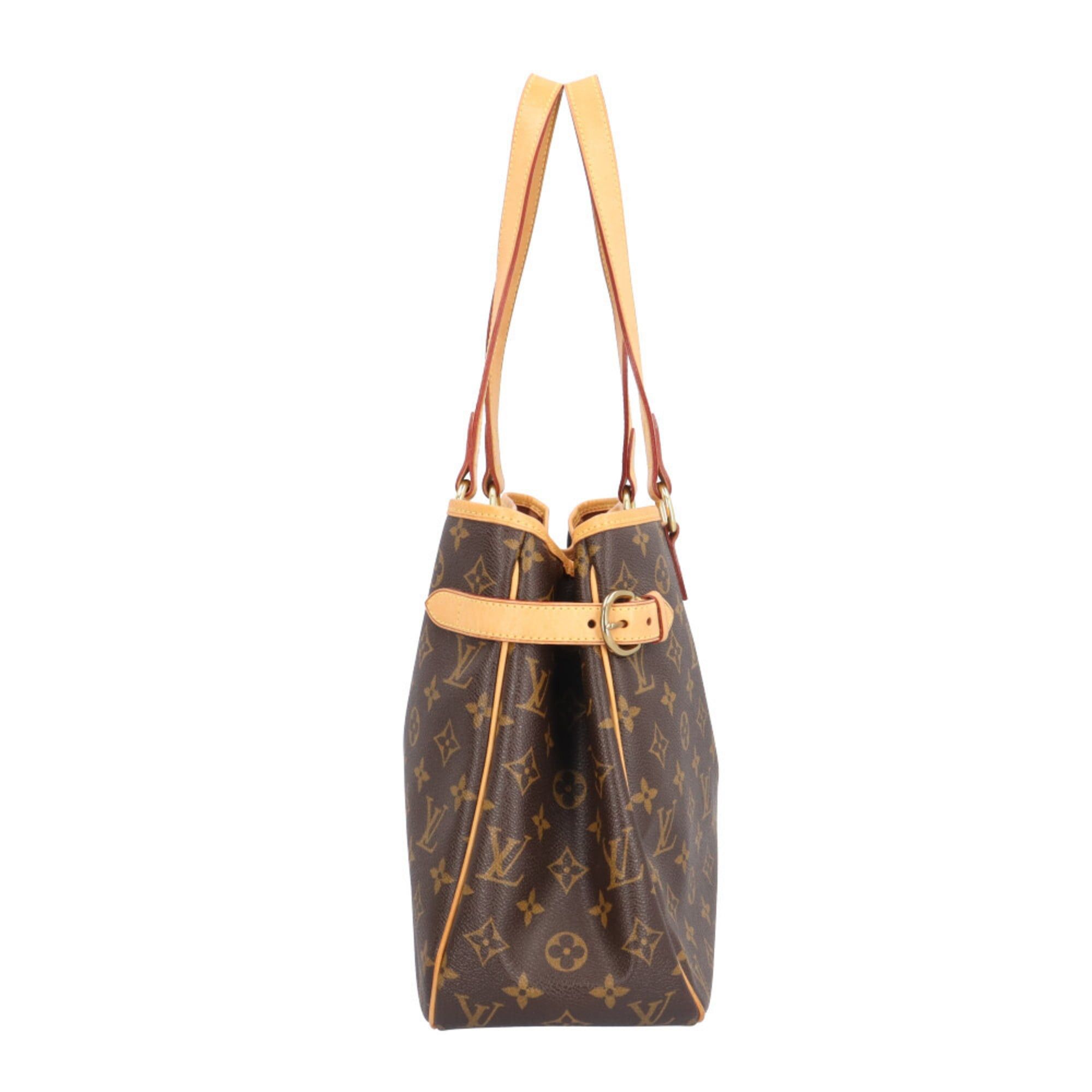 Louis Vuitton Pre-owned Louis Vuitton Batignolles Horizontal Monogram Tote Bag in Canvas (M51154) Brown. Women's. Size ONE SIZE - 4 Thumbnail