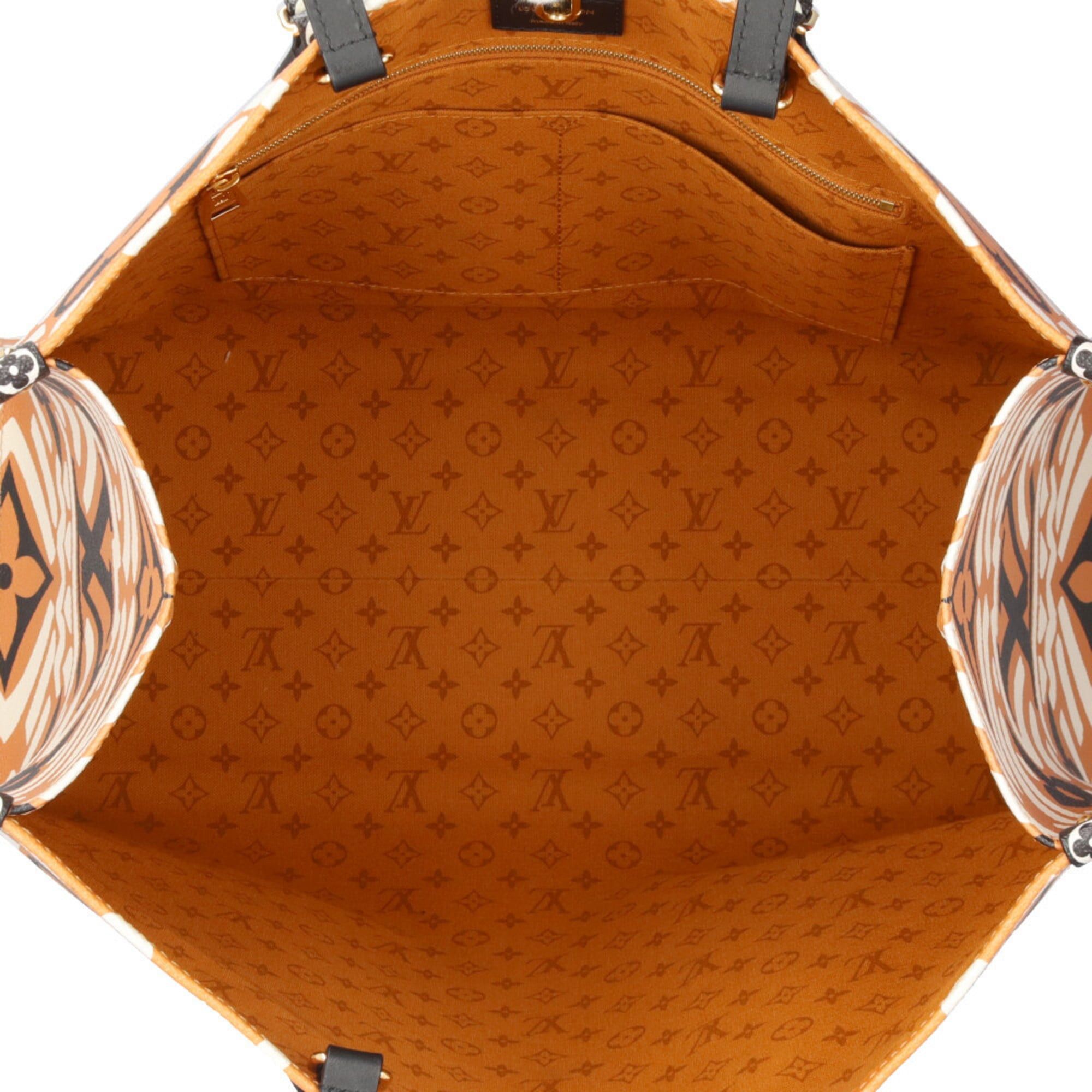 Louis Vuitton Louis Vuitton Capsule Collection On the Go GM LV Crafty Shoulder Bag, M45359, Brown, Women's, Pre-owned, 2-Way Size ONE SIZE - 6 Thumbnail