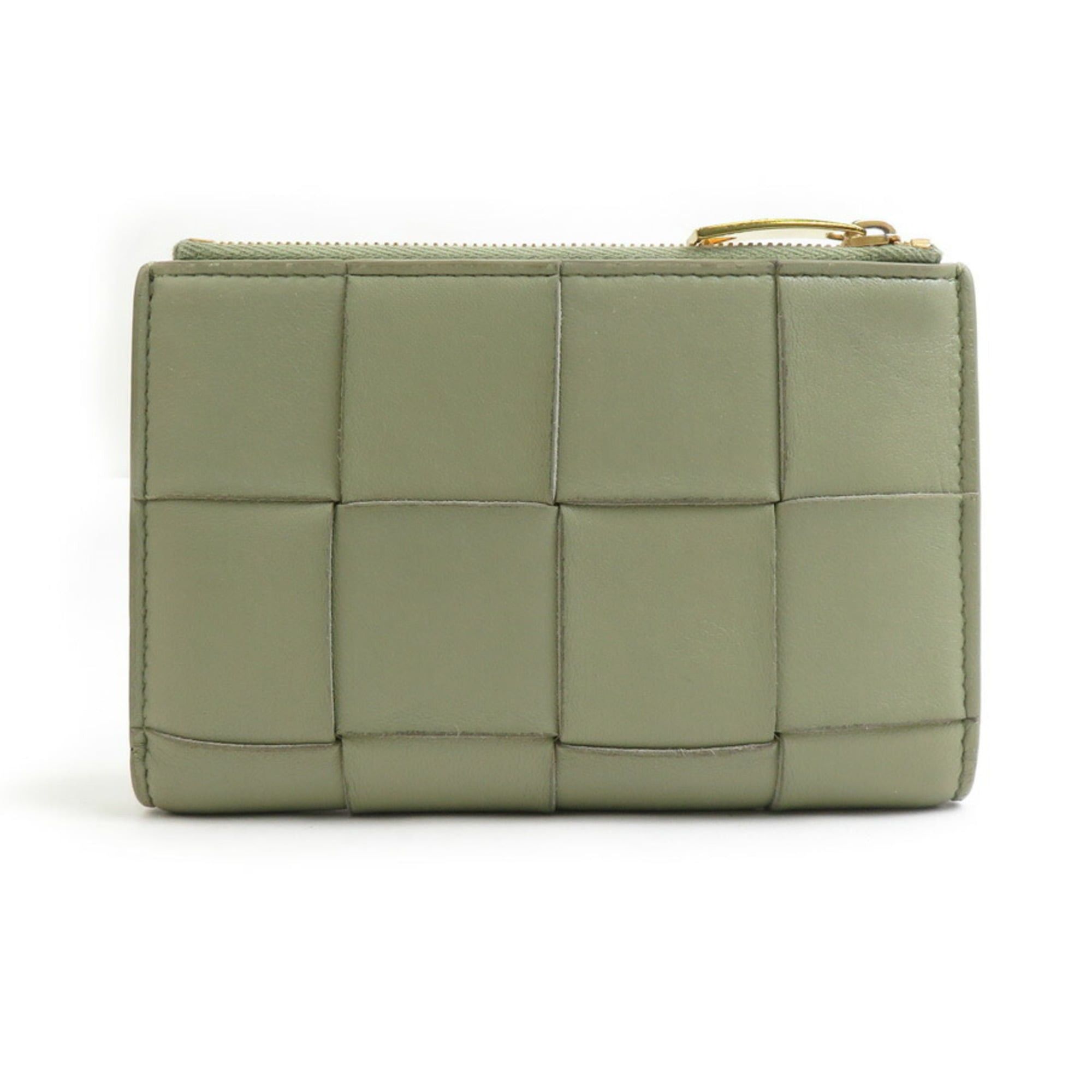 Bottega Veneta Bottega Veneta Women's Green Leather Bi-fold Wallet r10926g Size ONE SIZE - 2 Thumbnail